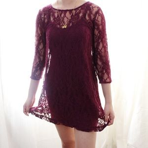 Plum dress